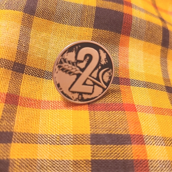 Lapel Clip Switzerland 1963 - 2 Cent Coin - Picture 1 of 5